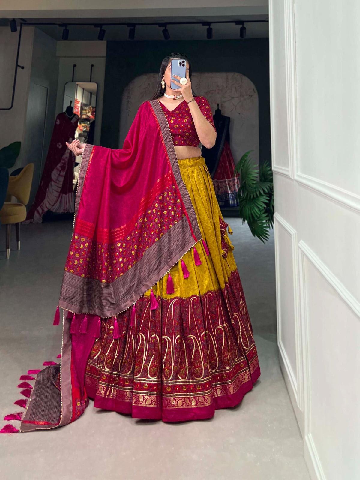 Kashmiri printed Lehenga - Gracious You