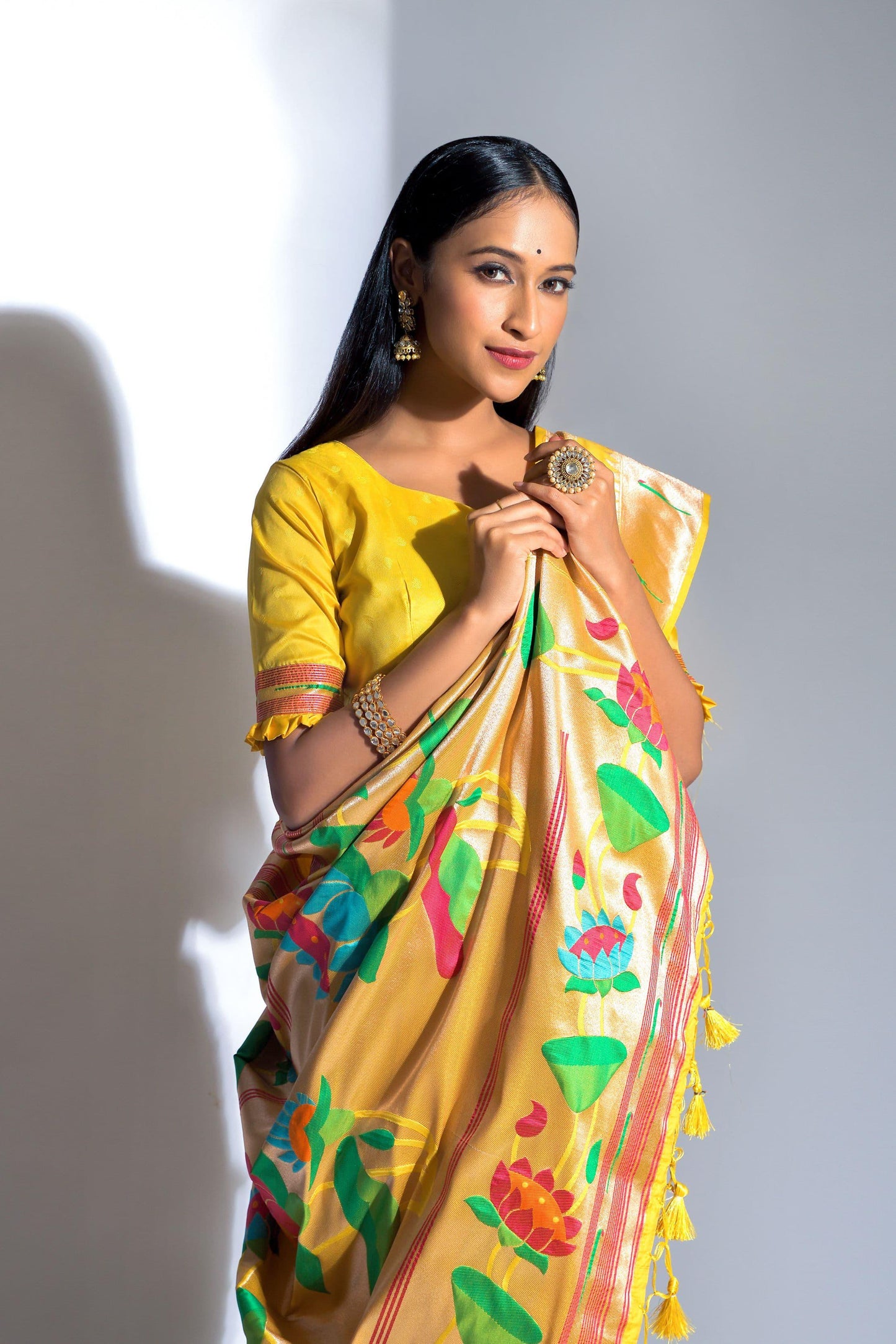 Banarasi Soft Silk Paithani Saree - Gracious You