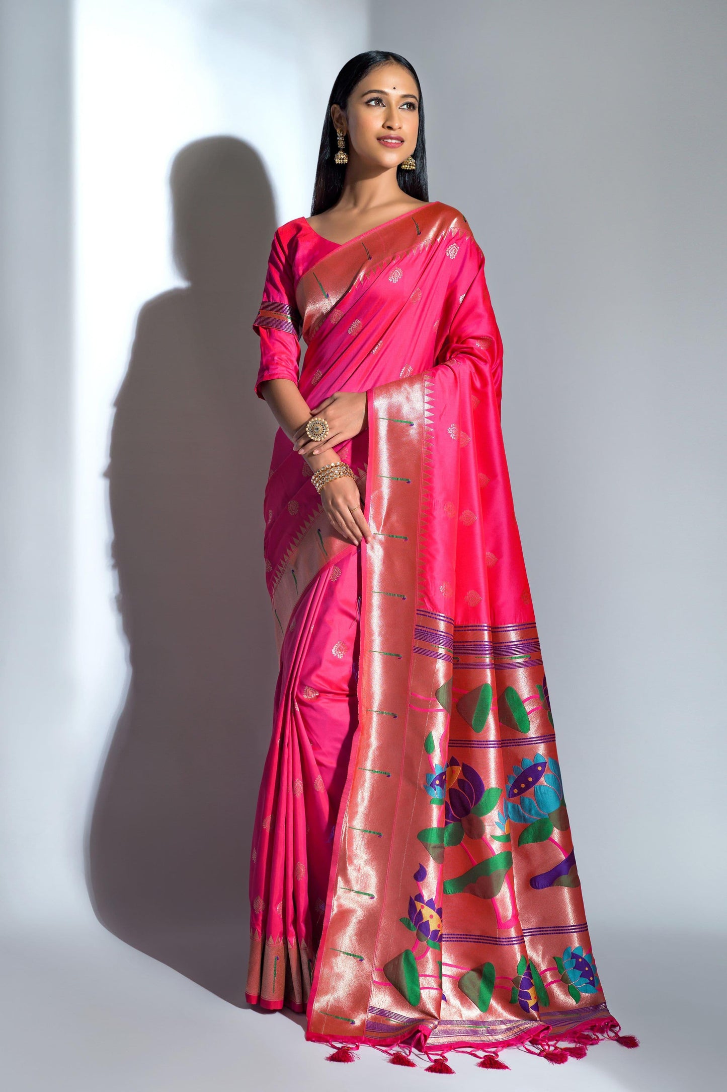 Banarasi Soft Silk Paithani Saree - Gracious You