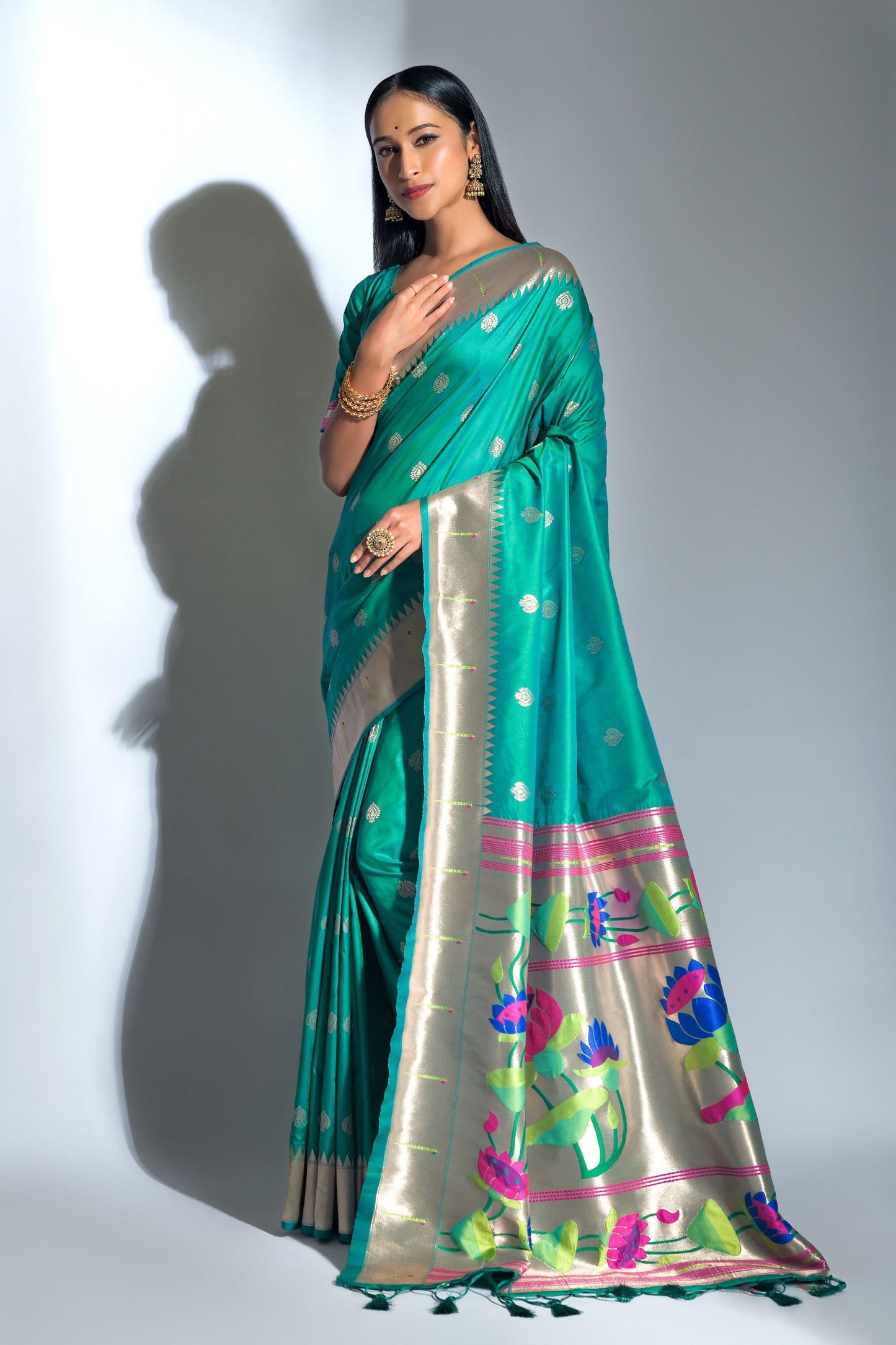 Banarasi Soft Silk Paithani Saree - Gracious You