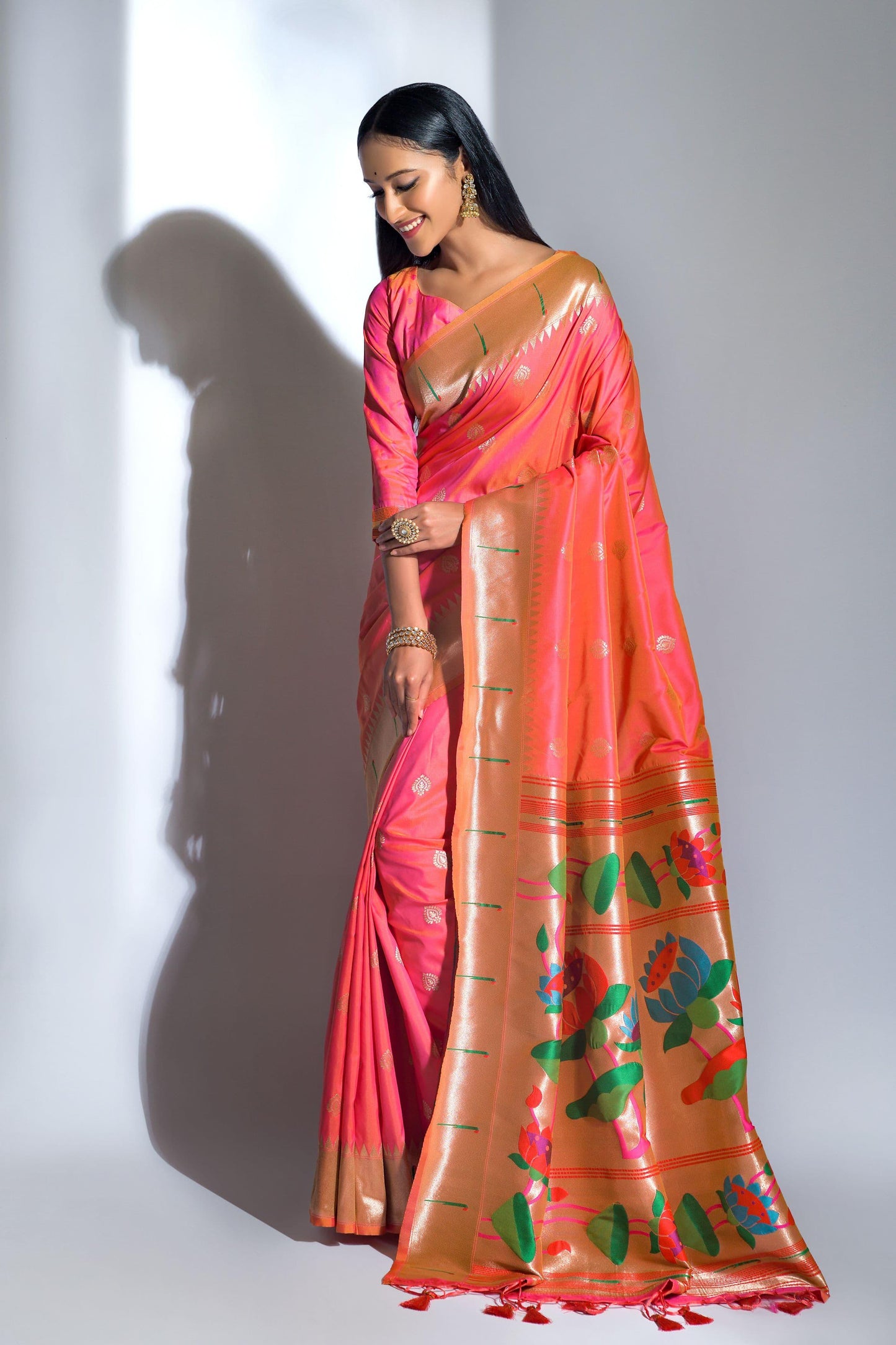 Banarasi Soft Silk Paithani Saree - Gracious You