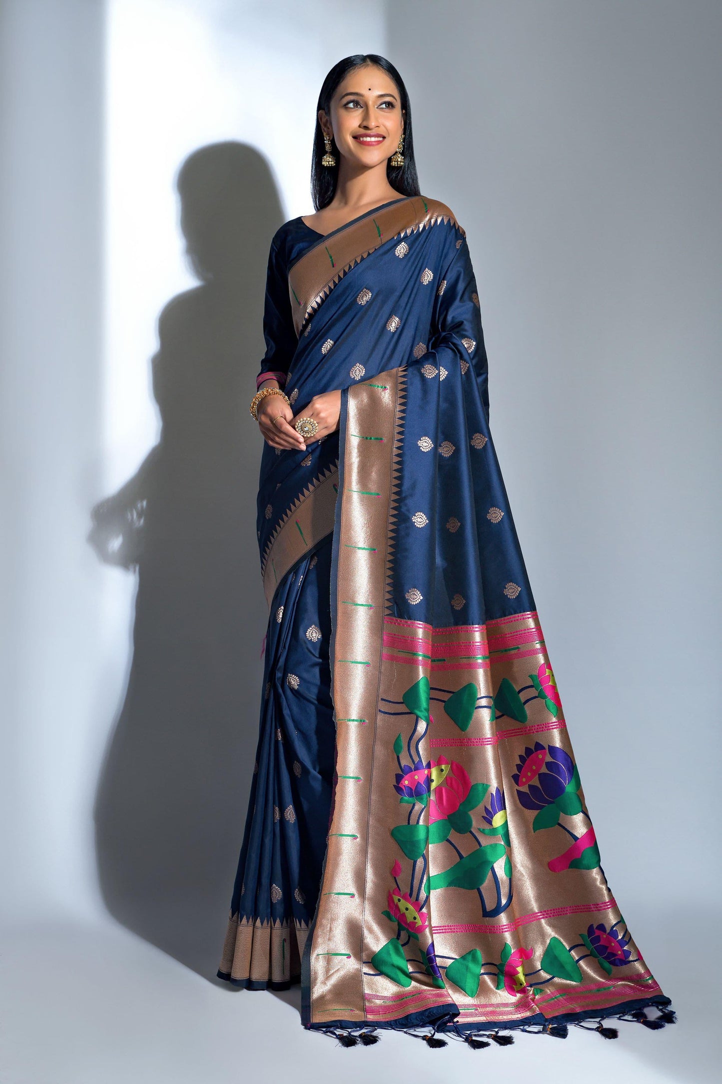 Banarasi Soft Silk Paithani Saree - Gracious You