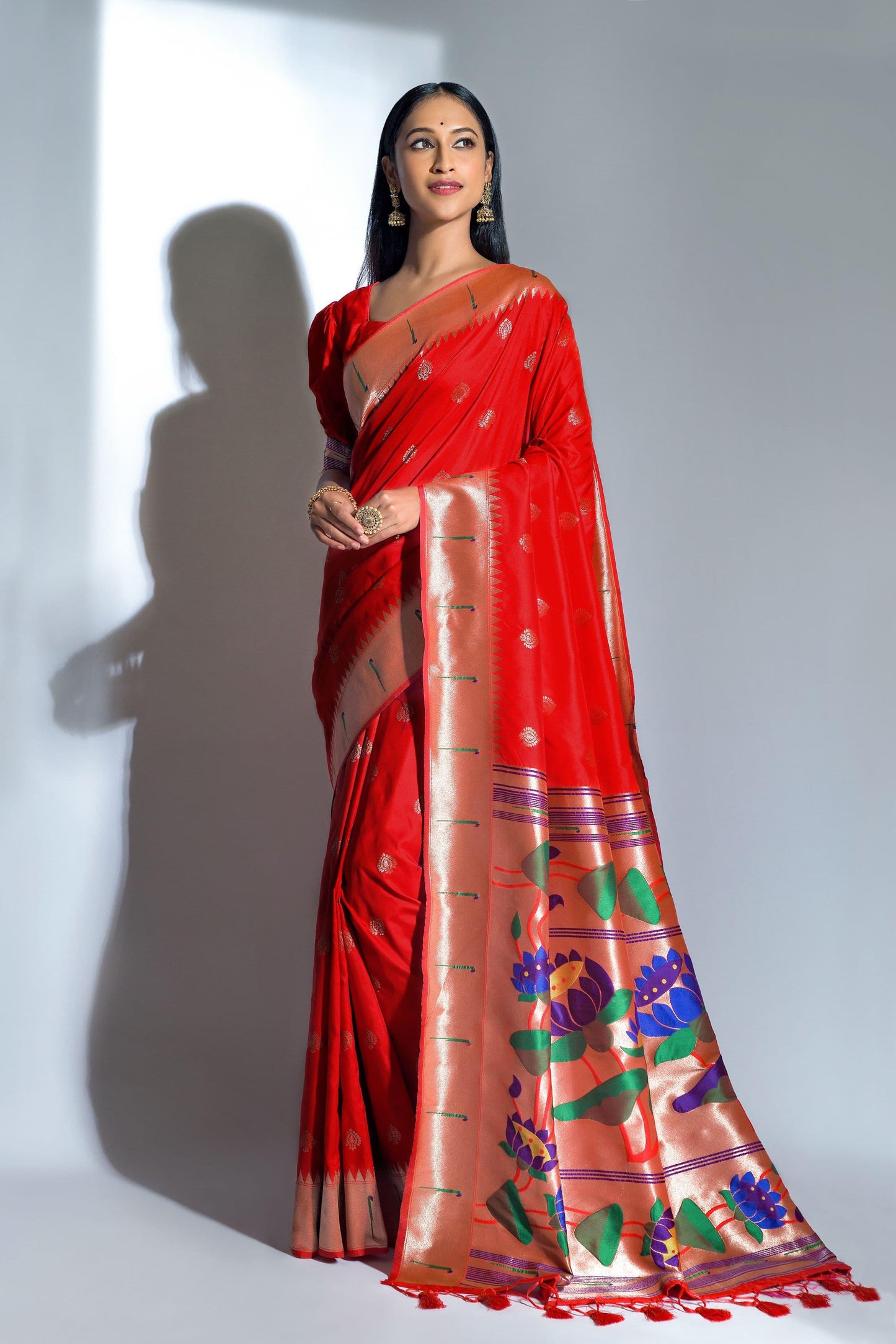 Banarasi Soft Silk Paithani Saree - Gracious You