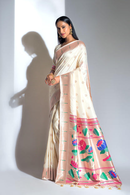 Banarasi Soft Silk Paithani Saree - Gracious You