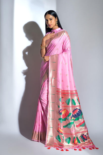 Banarasi Soft Silk Paithani Saree - Gracious You