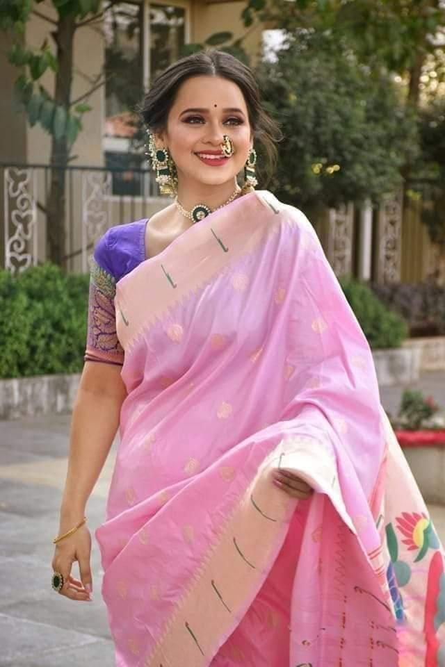 Banarasi Soft Silk Paithani Saree - Gracious You