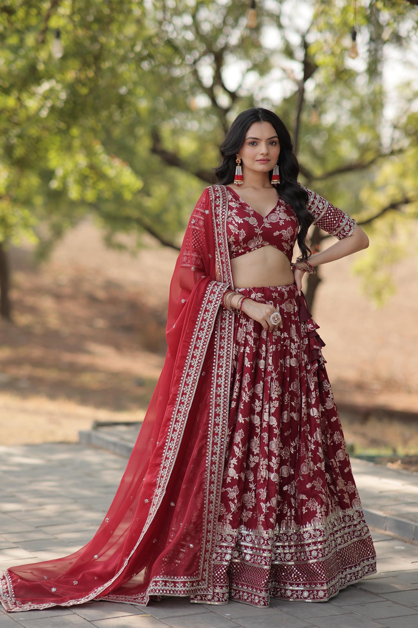 Pure Banarasi Silk Lehenga Sets