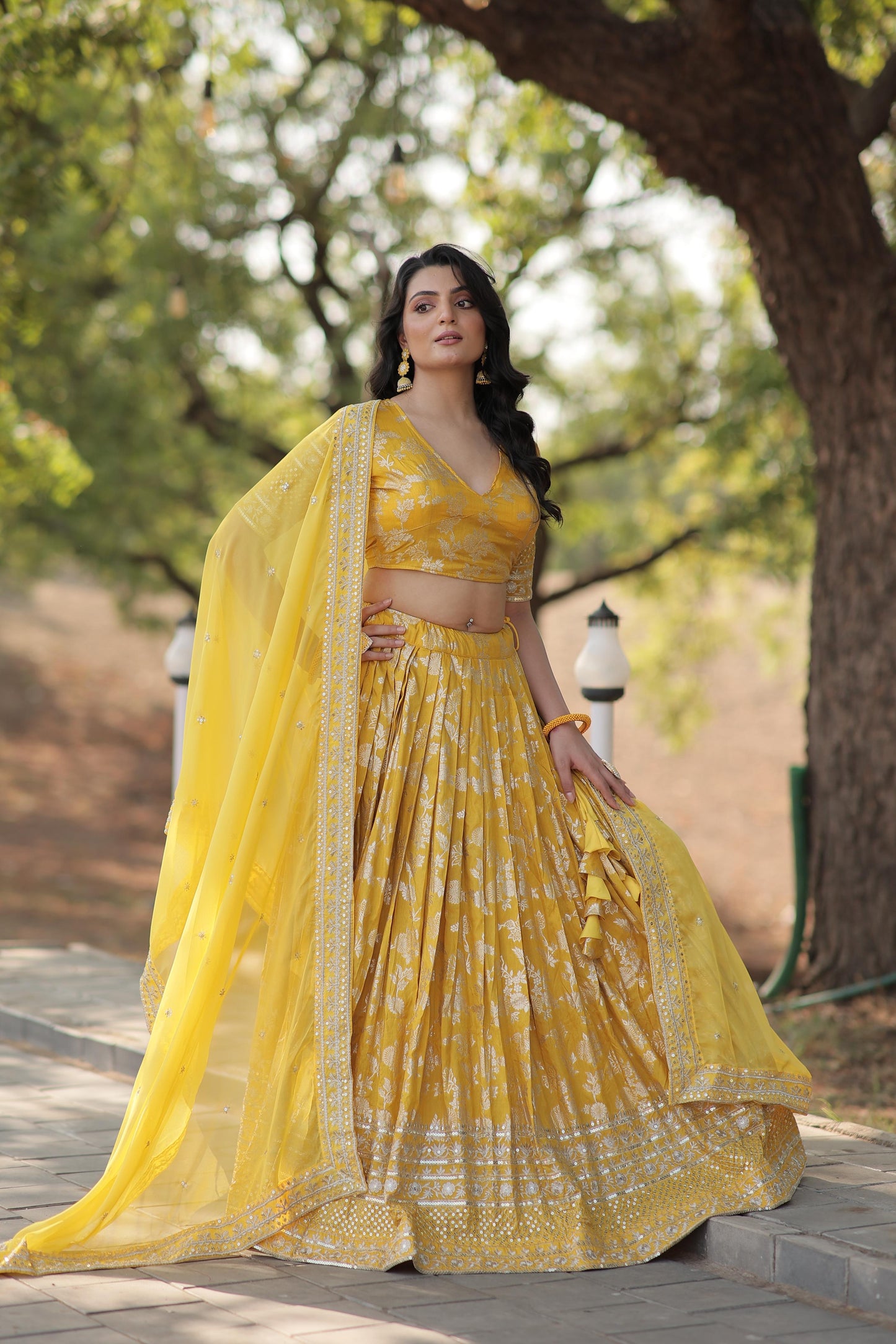 Pure Banarasi Silk Lehenga Sets