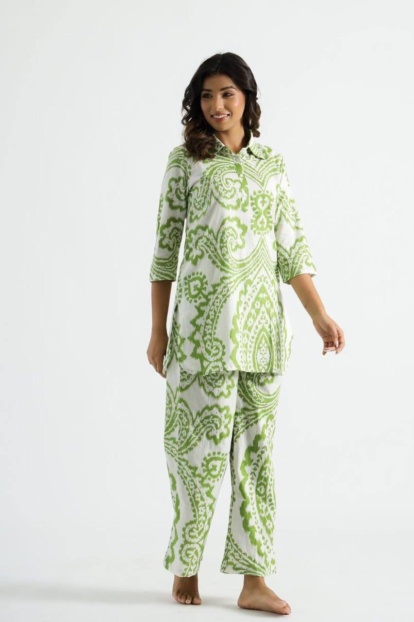 Green Printed Co-ord Set