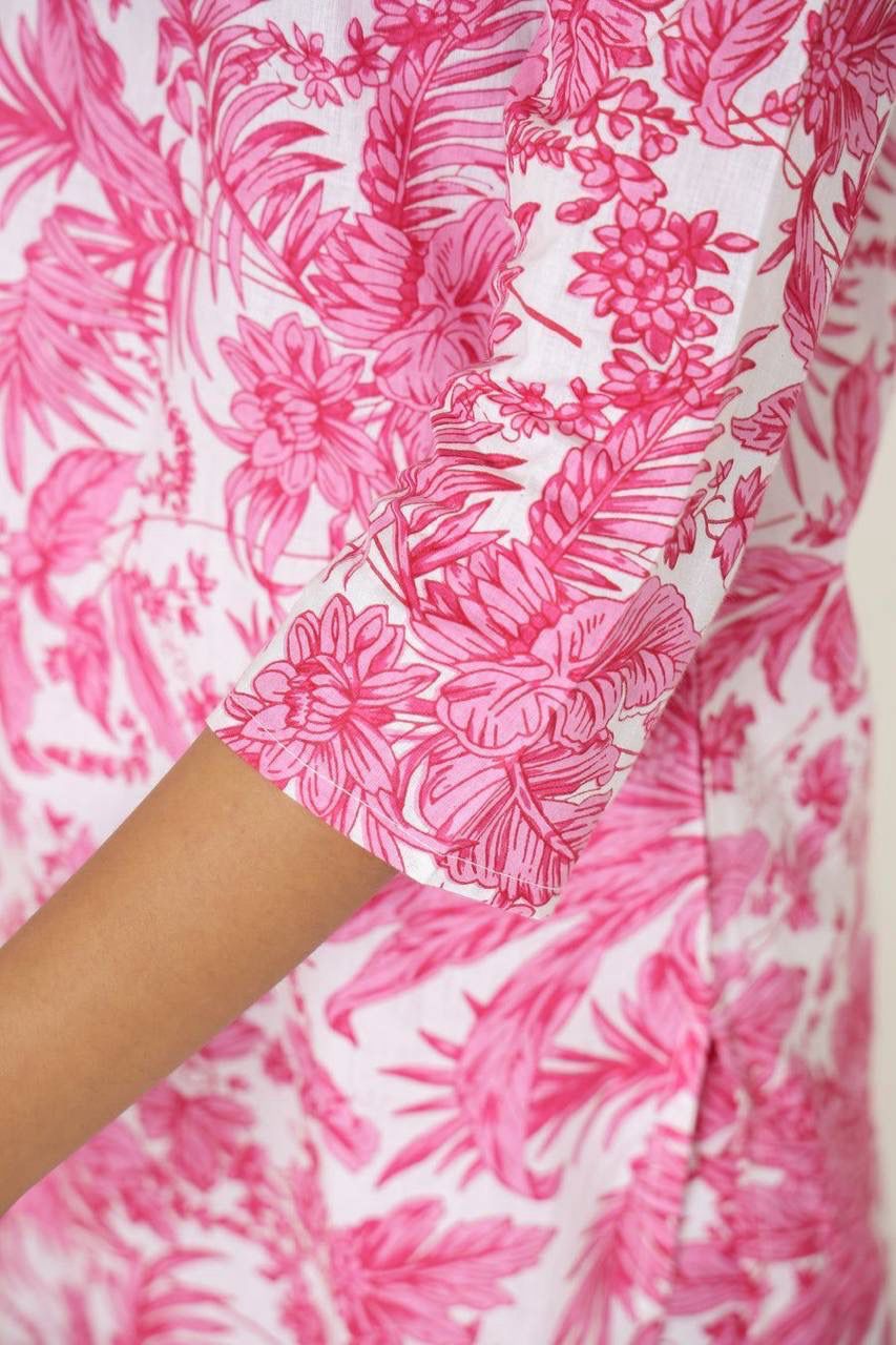 Pink Printed Co-ord Set