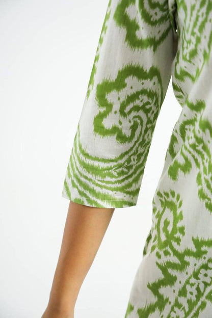 Green Printed Co-ord Set