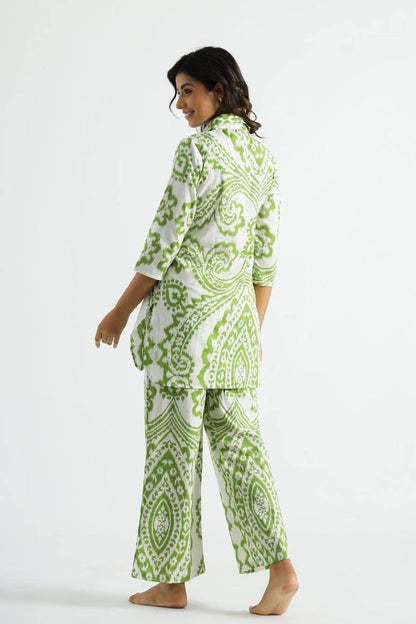 Green Printed Co-ord Set