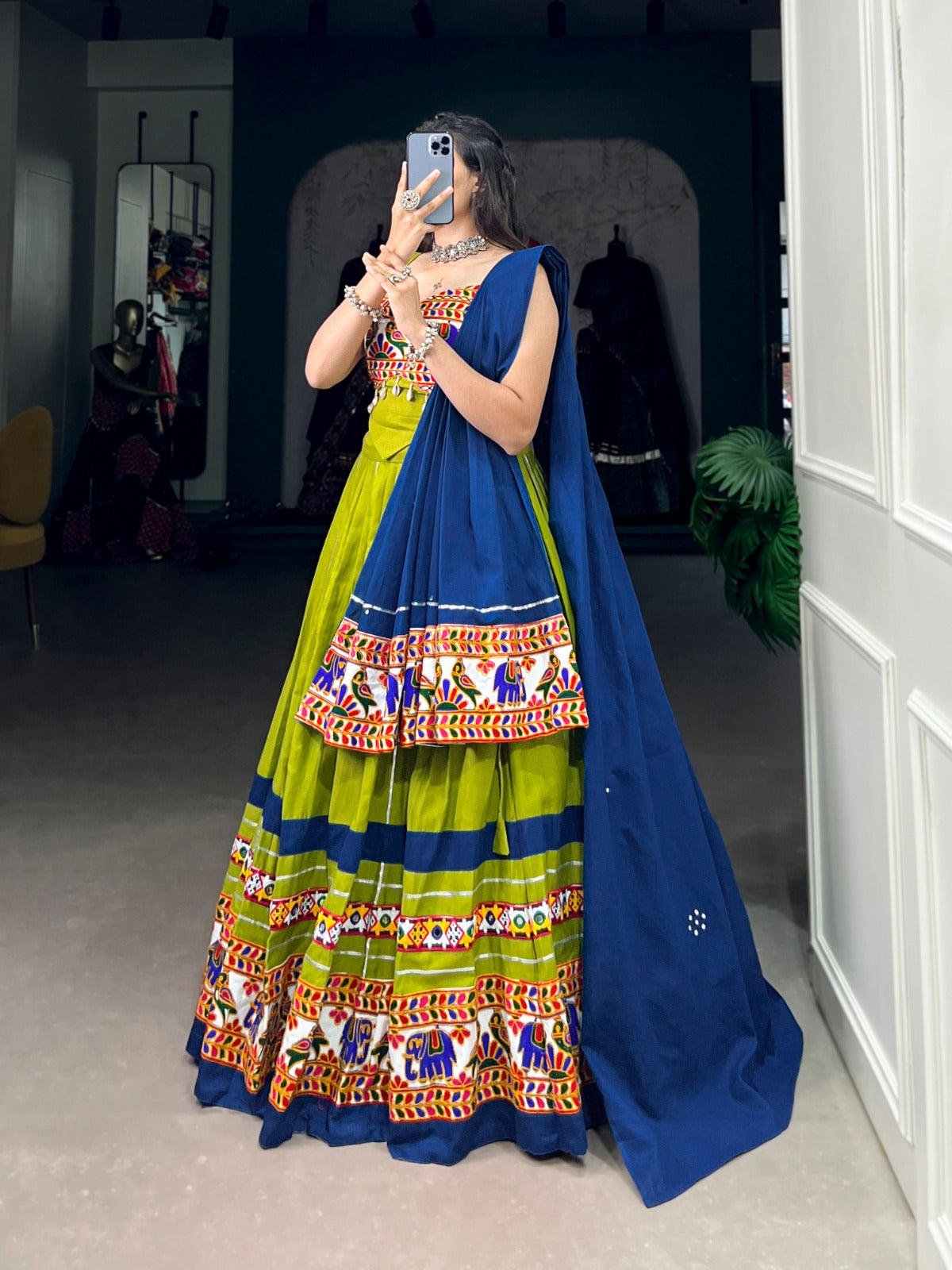 Peacock Glow Ensemble Lehenga Choli