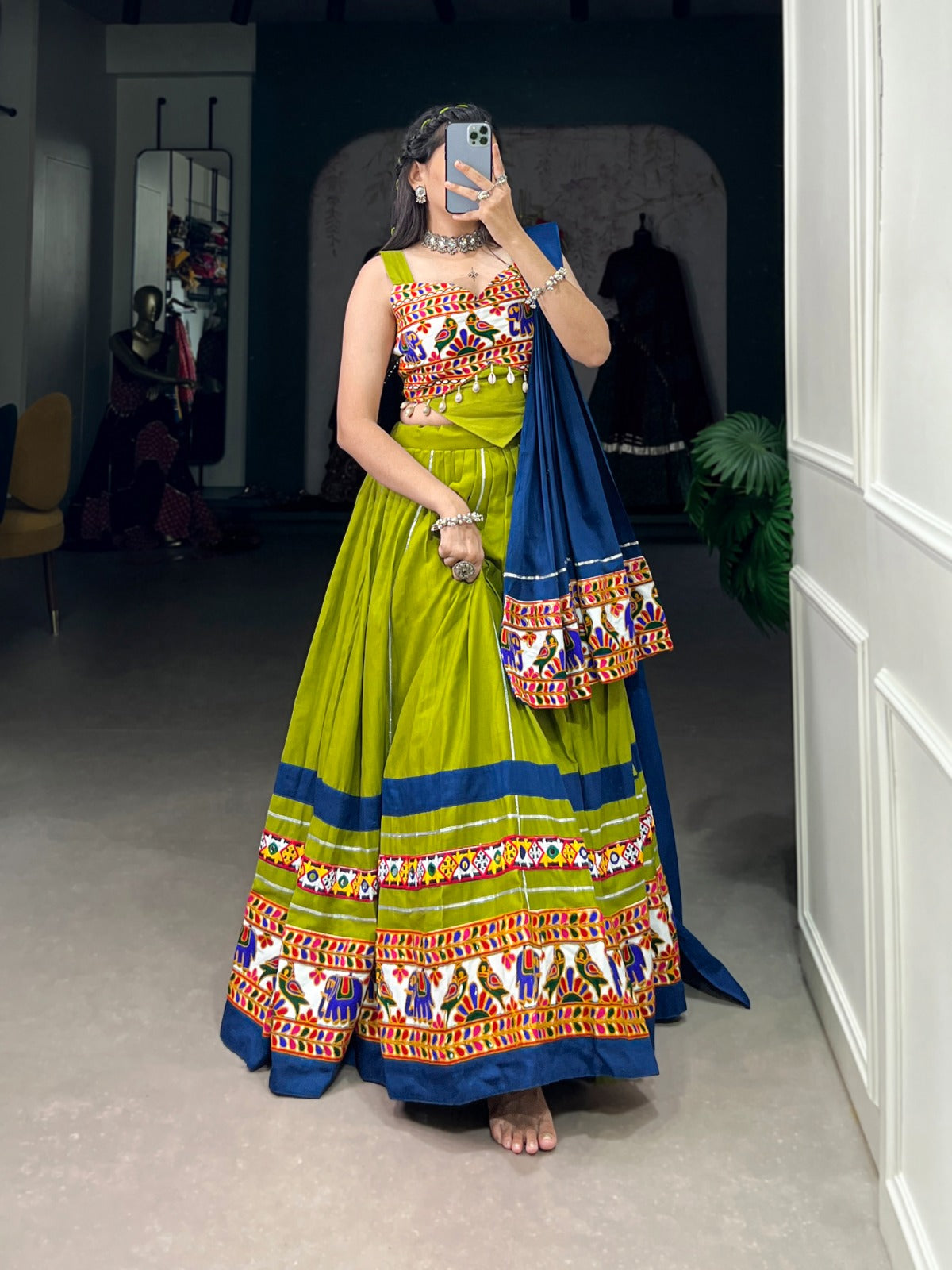 Peacock Glow Ensemble Lehenga Choli