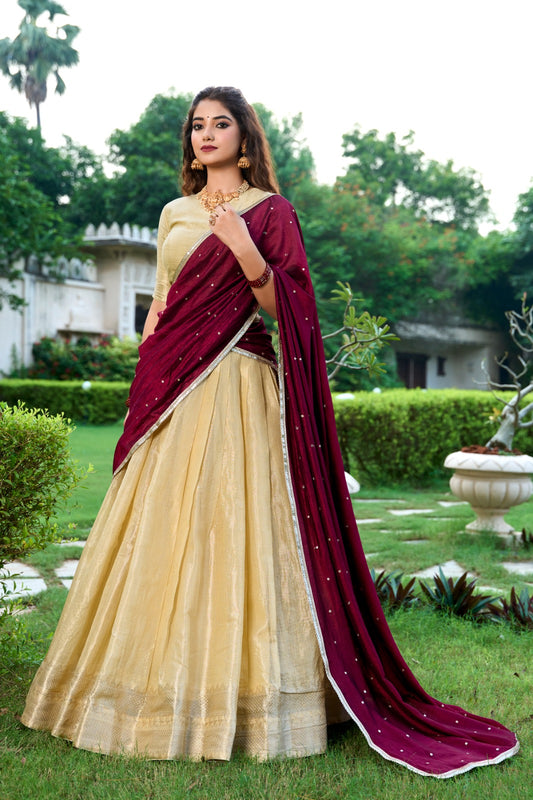 South Special Weaving Lehenga