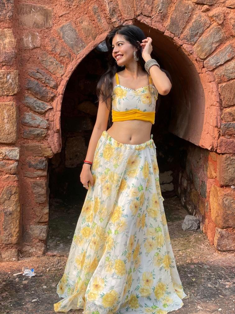 Sunflower Lehenga