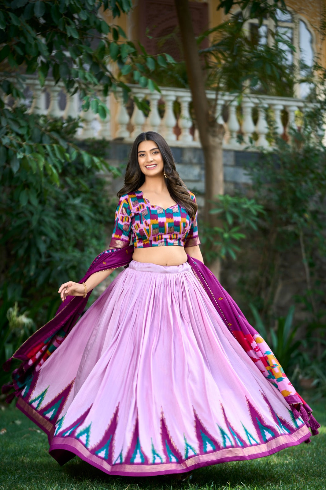 Blooming Embroidered Traditional Lehenga