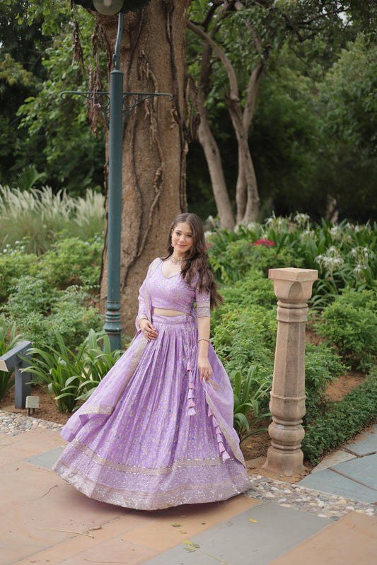 Twilight Glow Wedding Couture Lehenga