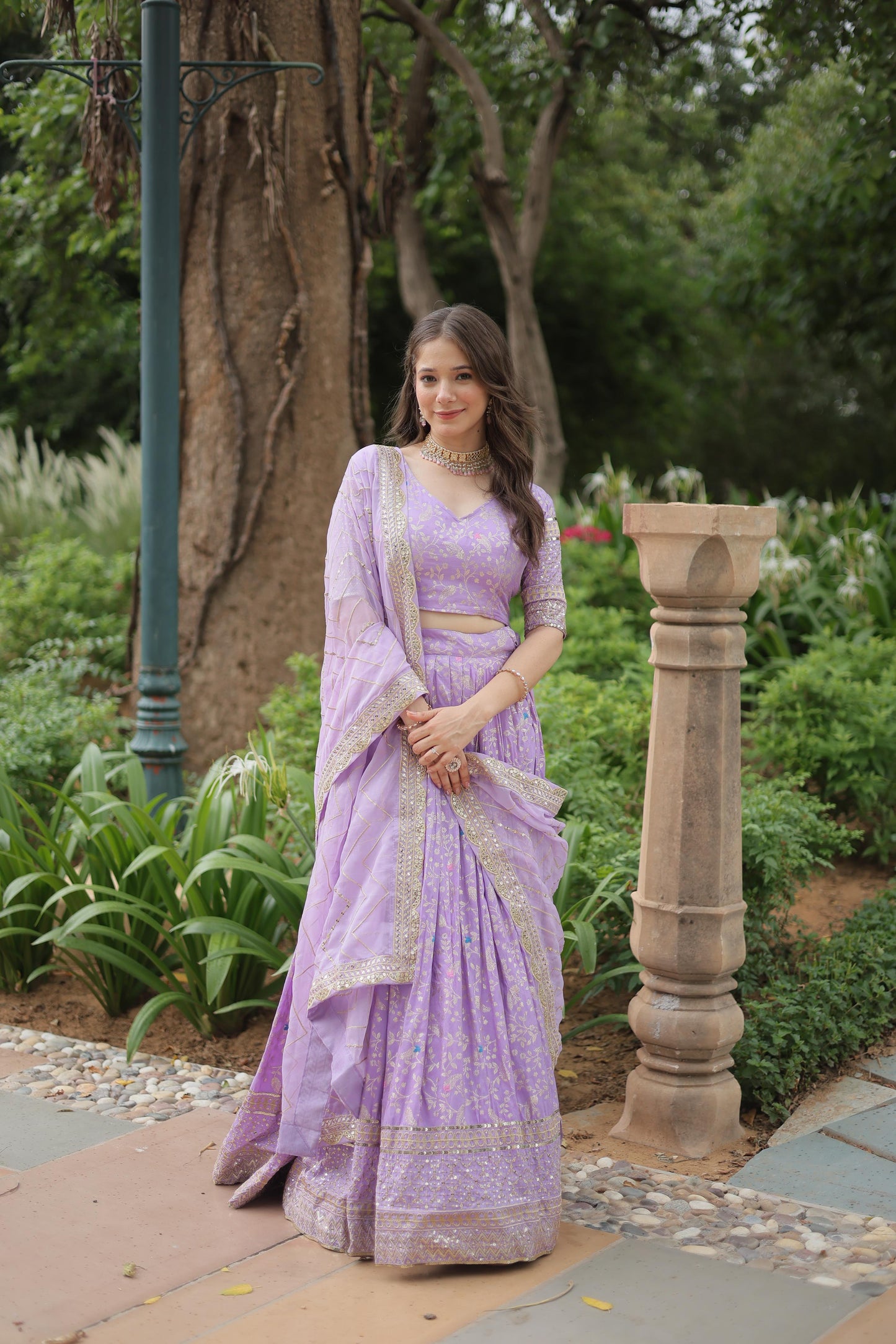 Twilight Glow Wedding Couture Lehenga