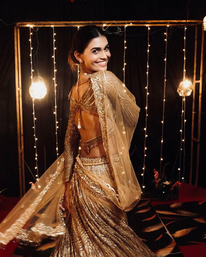 Radiant Lehenga with Glowing Highlights