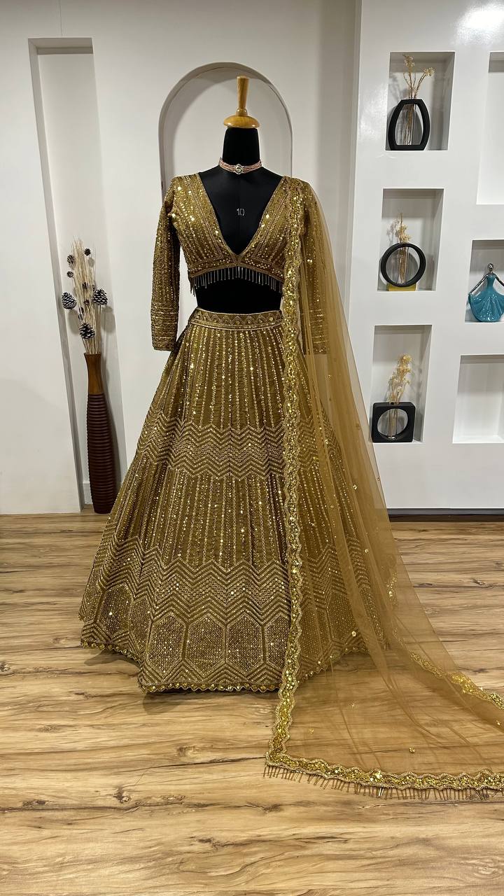 Radiant Lehenga with Glowing Highlights