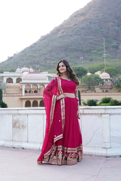 Gorgeous Georgette Flared Lehenga - Gracious You