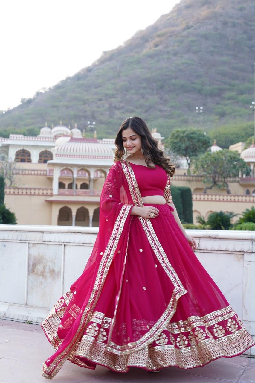 Gorgeous Georgette Flared Lehenga - Gracious You