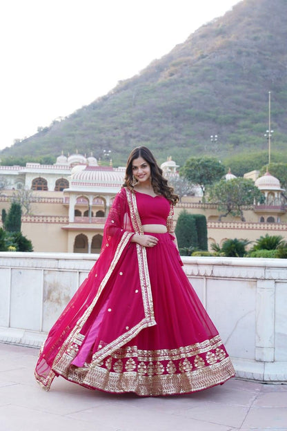 Gorgeous Georgette Flared Lehenga - Gracious You