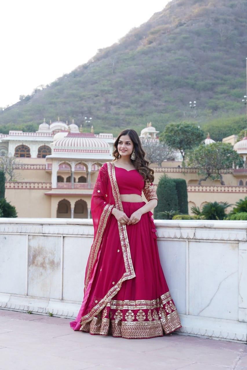 Gorgeous Georgette Flared Lehenga - Gracious You