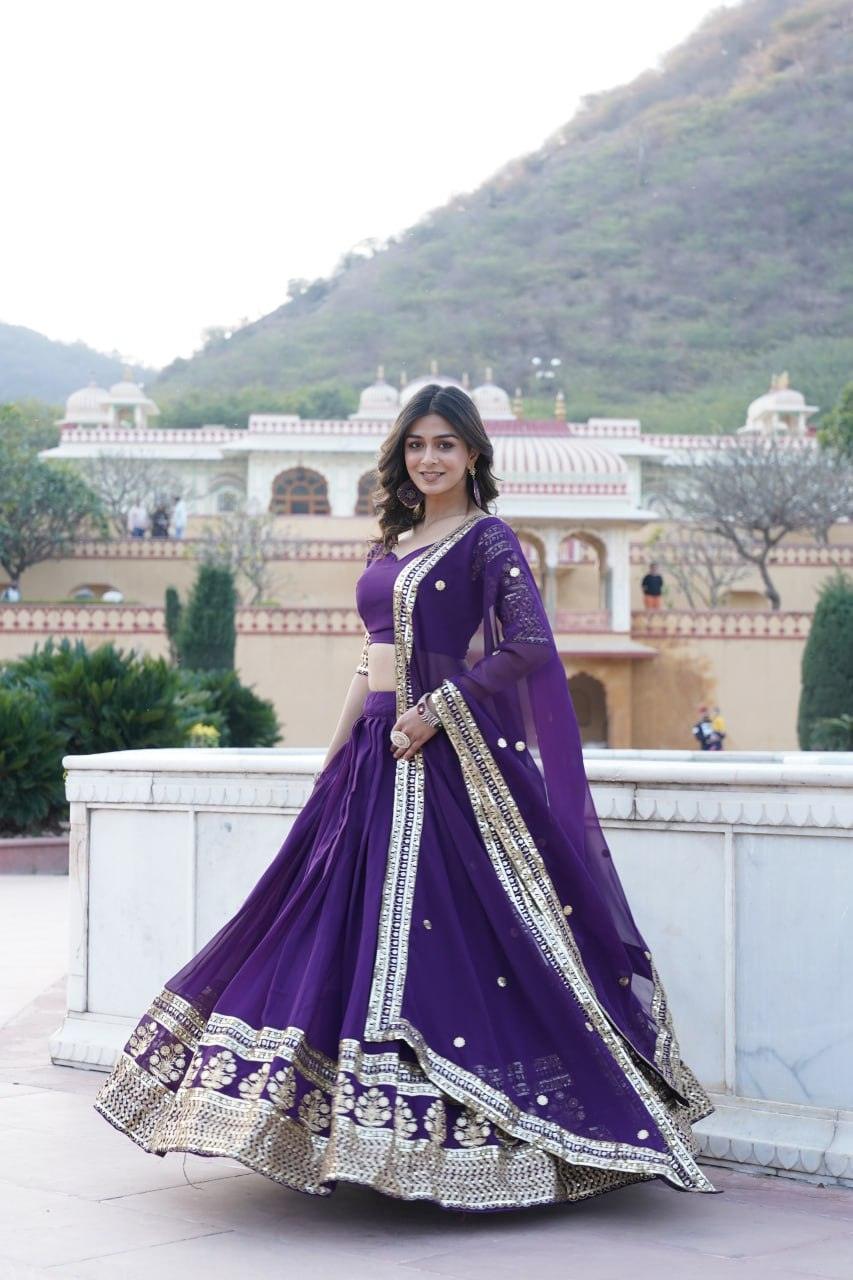 Gorgeous Georgette Flared Lehenga - Gracious You