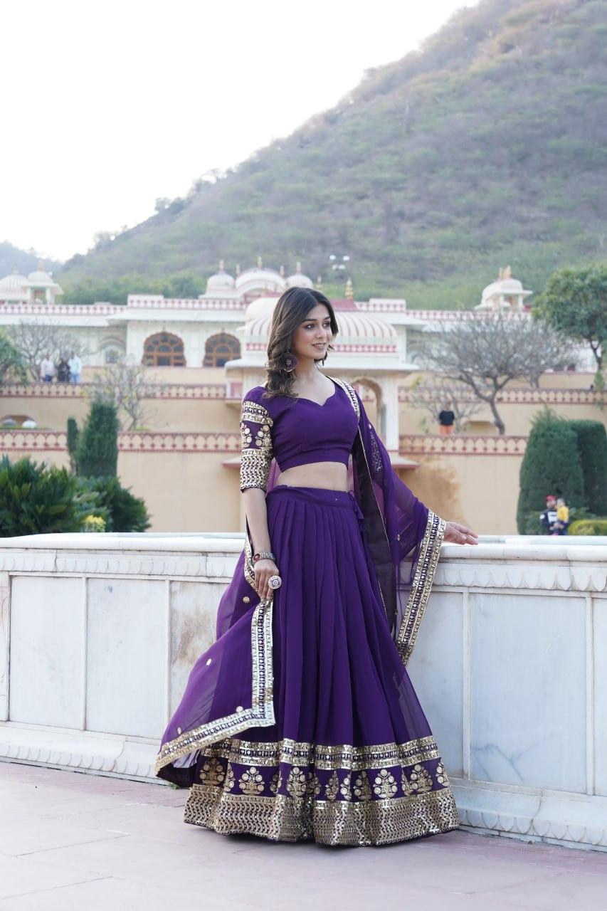 Gorgeous Georgette Flared Lehenga - Gracious You