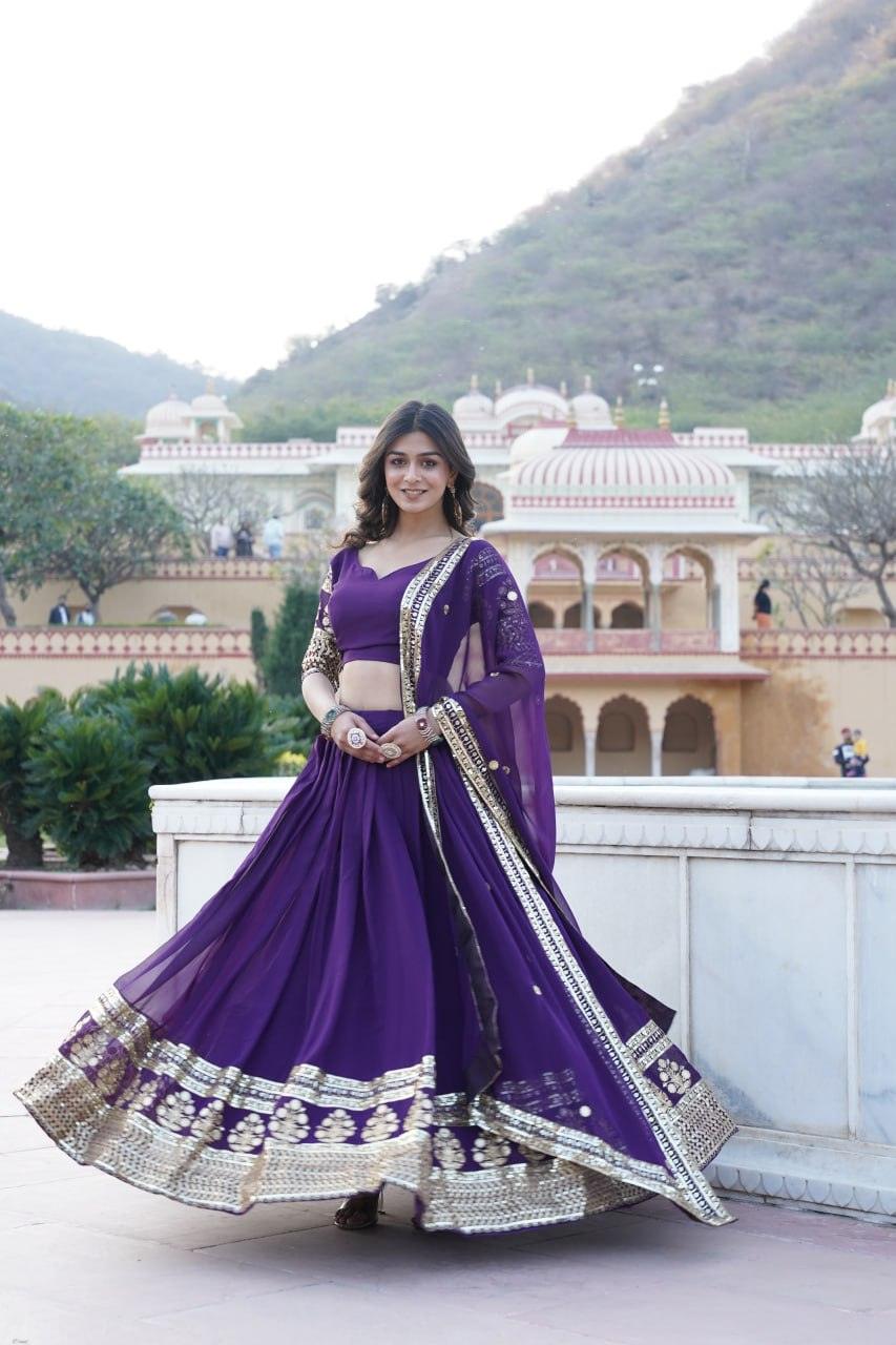 Gorgeous Georgette Flared Lehenga - Gracious You