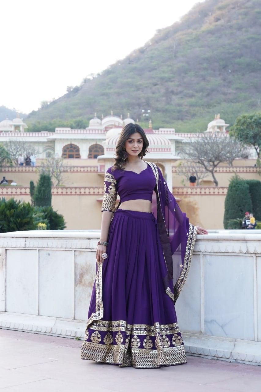 Gorgeous Georgette Flared Lehenga - Gracious You