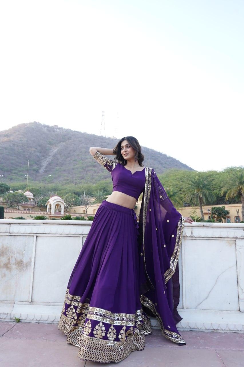 Gorgeous Georgette Flared Lehenga - Gracious You