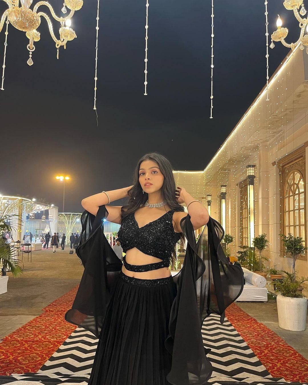 Dazzling Black Lehenga - Gracious You